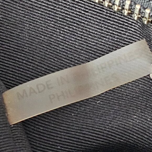 Coach SIGNATURE STRIPE Duffle Canvas Black Shoulder Crossbody Bag F21905 COA - Picture 12 of 14